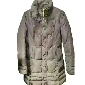 Soia & Kyo Long Black down coat P.Small